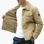 R&B | Freizeitjacke mit Fleecekragen - Modische Outdoor Übergangsjacke für Alltag und Abenteuer