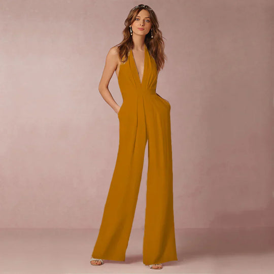 R&B | Eleganter Neckholder-Jumpsuit
