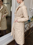 R&B | Kariert Winterjacke