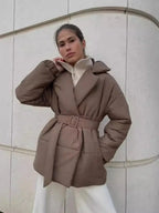 R&B | Pufferjacke mit Gürtel