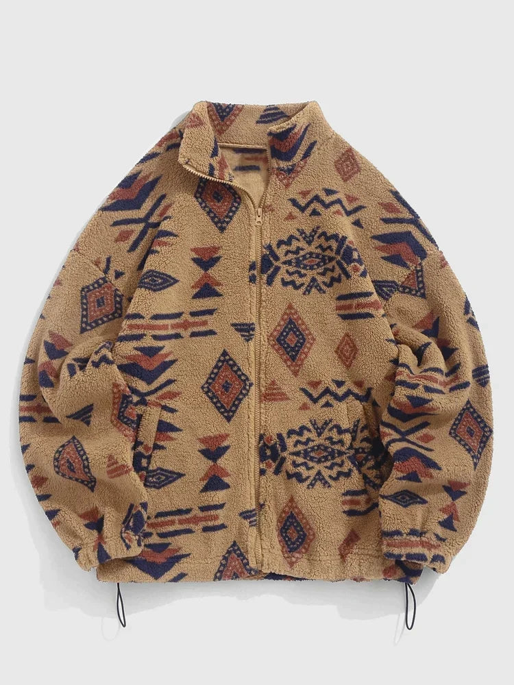 R&B | Pullover mit Ethnischem Druck