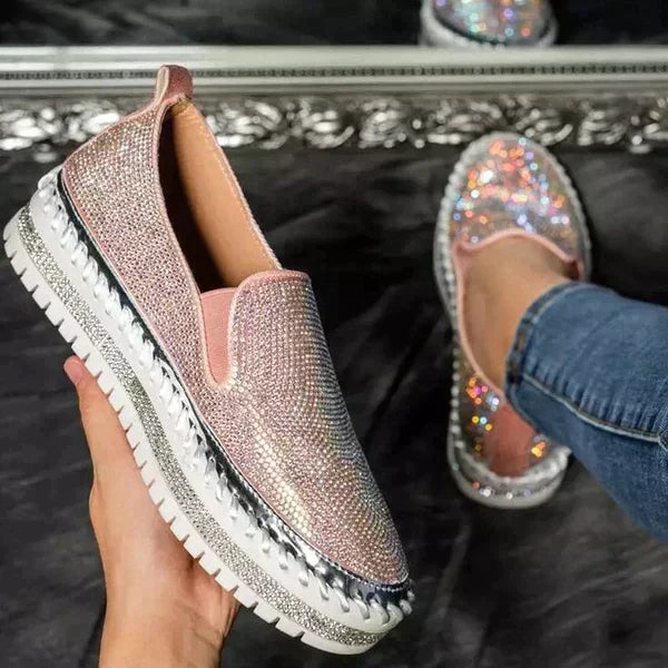 R&B | Schillernde Slip-On-Sneaker