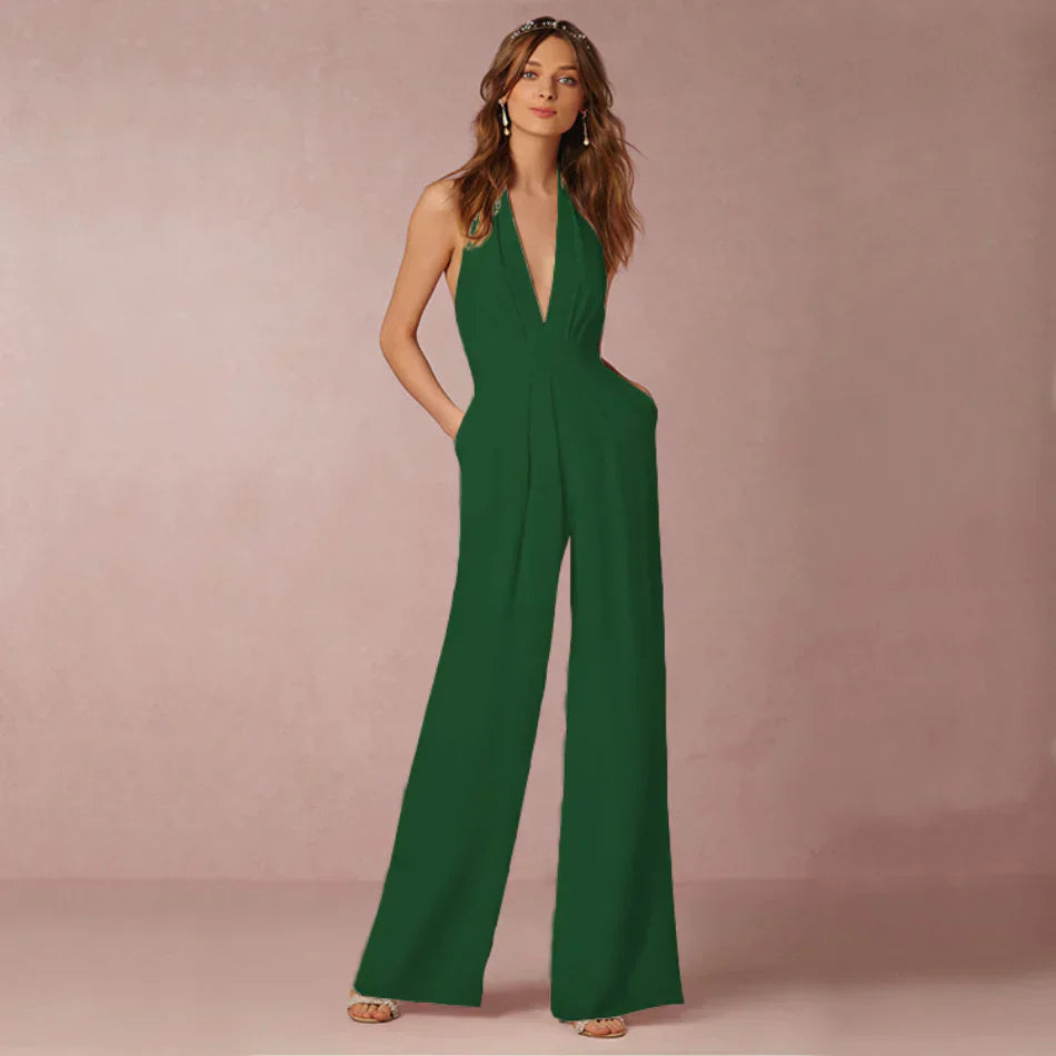 R&B | Eleganter Neckholder-Jumpsuit