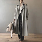 R&B | Trenchcoat Damen Oversized Windbreaker, Doppelreihig