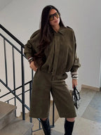 R&B | Übergangsjacke in Elegantem Grün für Damen
