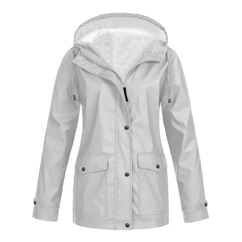 R&B | Wasserdichte Fleece-Hoodie-Jacke