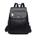 R&B | Großer Leder Rucksack mit DiR&Bstahlschutz für Damen