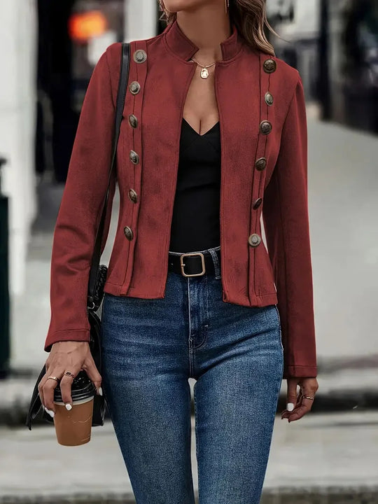 R&B | Samt Doppelreiher Jacket