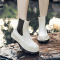 R&B | Kurze Gummistiefel – Wasserdicht – Slip-On – Elastische Einsätze – Grip-Sohle
