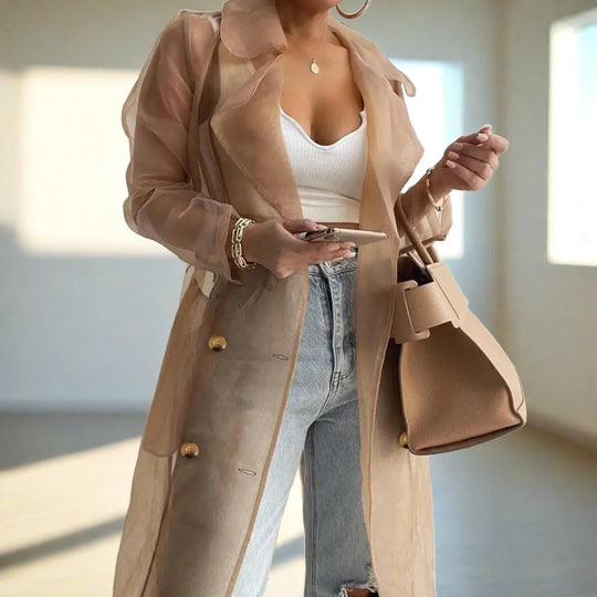 R&B | Durchsichtiger Trenchcoat