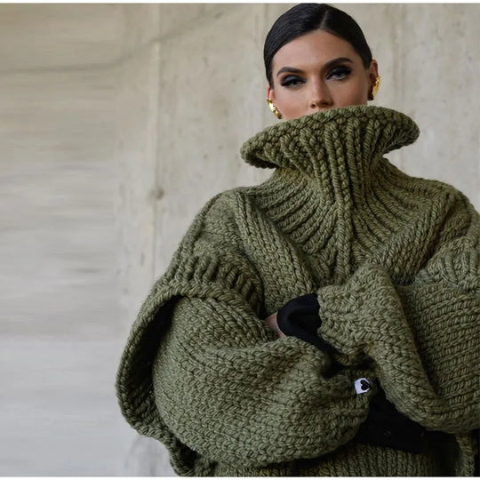 R&B | Chunky Strickpullover Oversized und Trendy Perfekt für Den Herbst