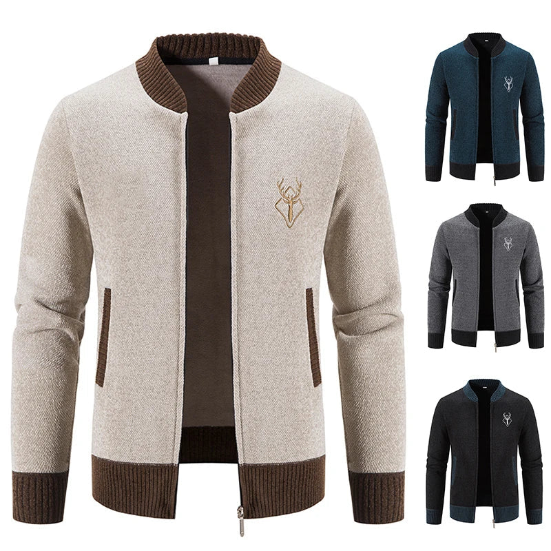 R&B | Lässige Strickjacke für Herren aus hochwertigem Garn