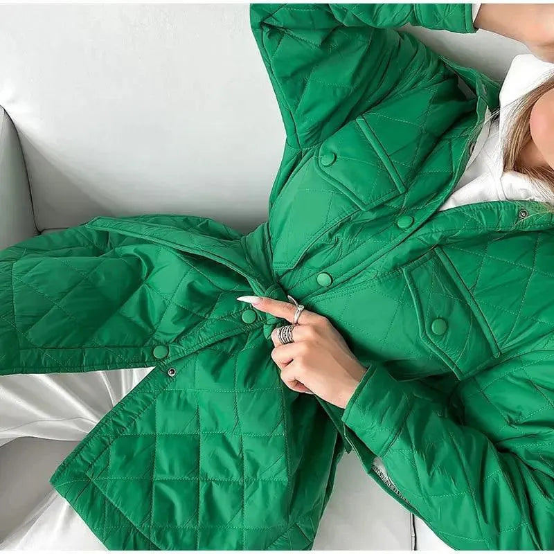 R&B | Jacke Stilvoll Knopfverschluss, Geräumige Taschen Ideal für Den Herbst