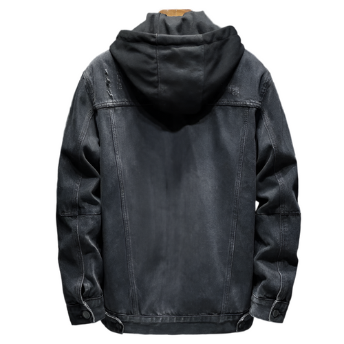R&B | Herren Jeansjacke mit modernem Kapuzenpulli