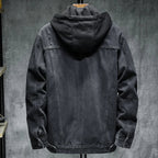 R&B | Herren Jeansjacke mit modernem Kapuzenpulli