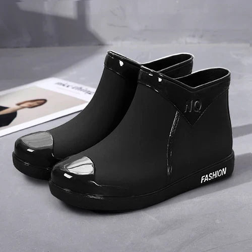 R&B | Damen wasserdichte Stiefeletten mit seitlichem Reißverschluss
