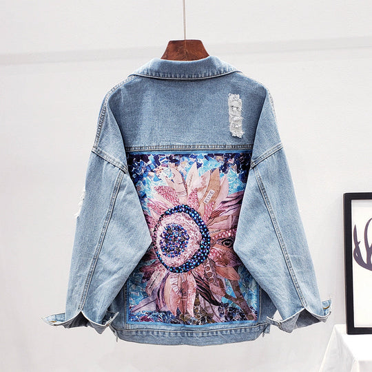 R&B | Oversized Damen Denimjacke