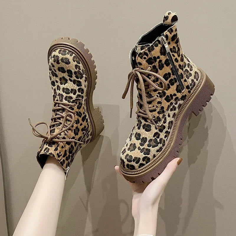 R&B | Leopardenmuster Stiefel