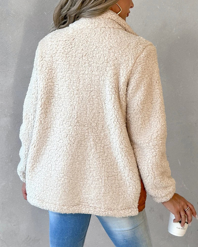 R&B | Damen Wende-Fleecejacke mit Subtilen Tiermotiven