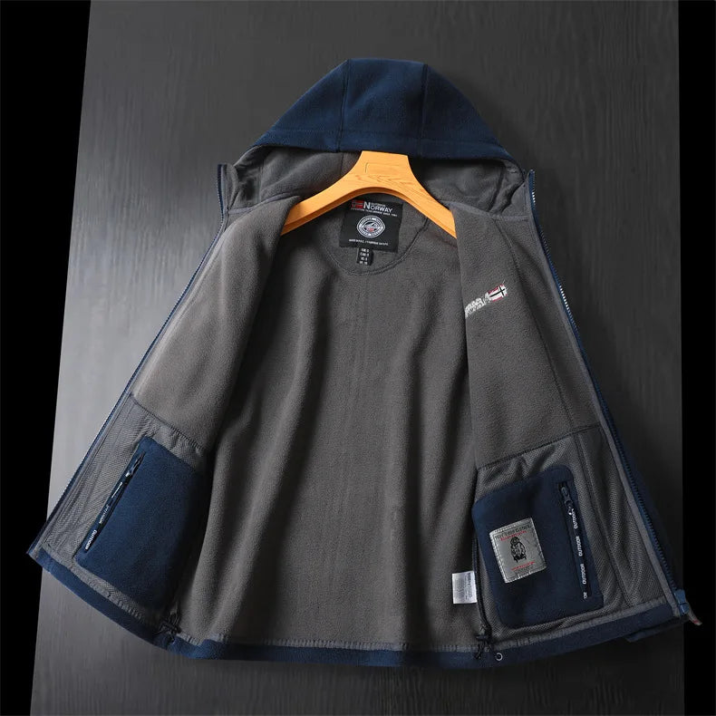 R&B | Extra warme Zip Kapuzenjacke