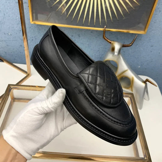 Retro-Leder Schuhe R&B