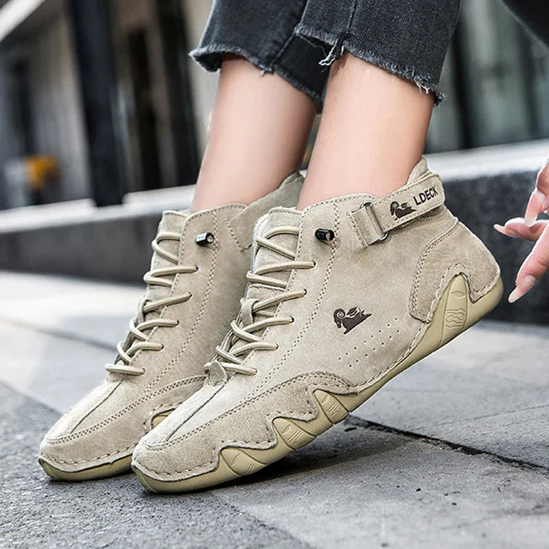 Daisy Leder Winter Sneakers | Warm & Vielseitig R&B