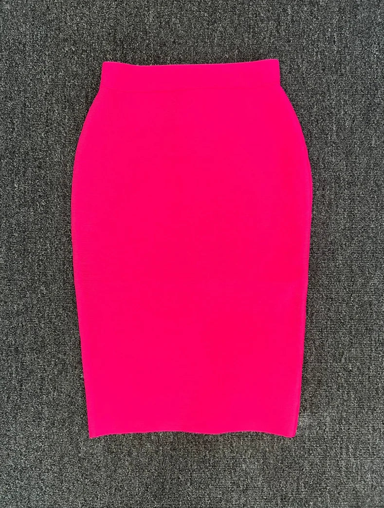 R&B | Frauen Neue Rayon Bandage Rock Elegante Bleistiftrock Berühmte Sexy Club Party Kleidung Vintage Vestios