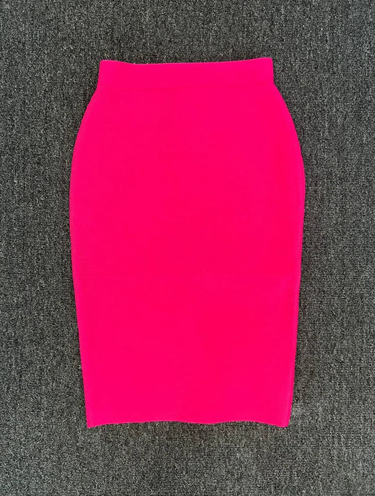 R&B | Frauen Neue Rayon Bandage Rock Elegante Bleistiftrock Berühmte Sexy Club Party Kleidung Vintage Vestios