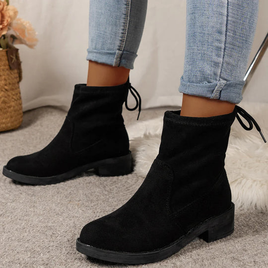 R&B | Niedrig Geschnittene Stiefeletten mit Schnürverschluß