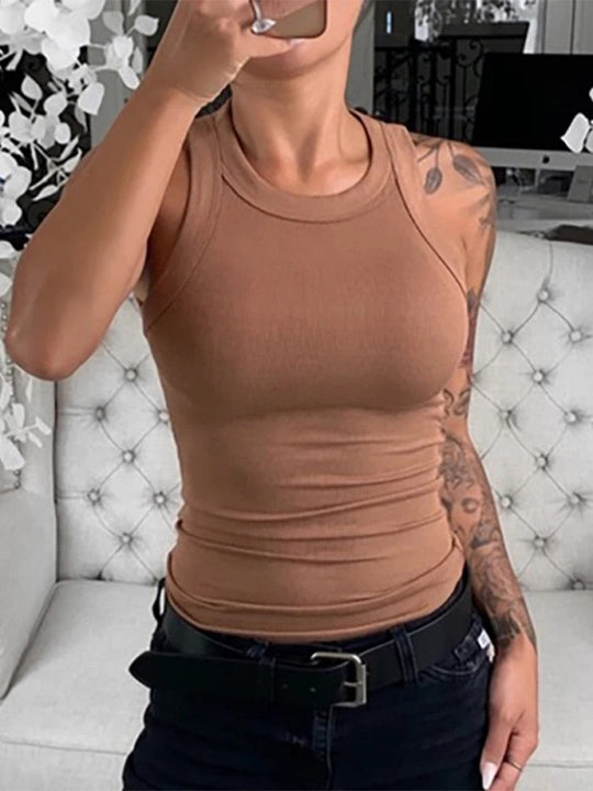 R&B | Klassisches Körpergefühl Damen Ripp-Tanktop