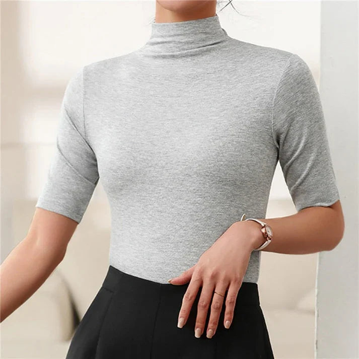 R&B | Ultra-Dünner Nahtloser Rollkragenpullover
