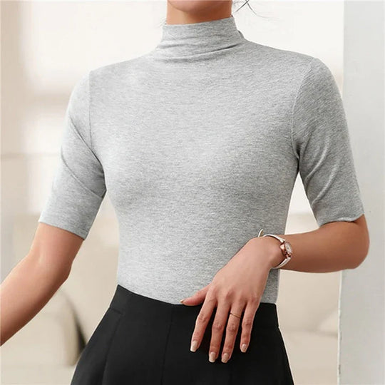 R&B | Ultra-Dünner Nahtloser Rollkragenpullover