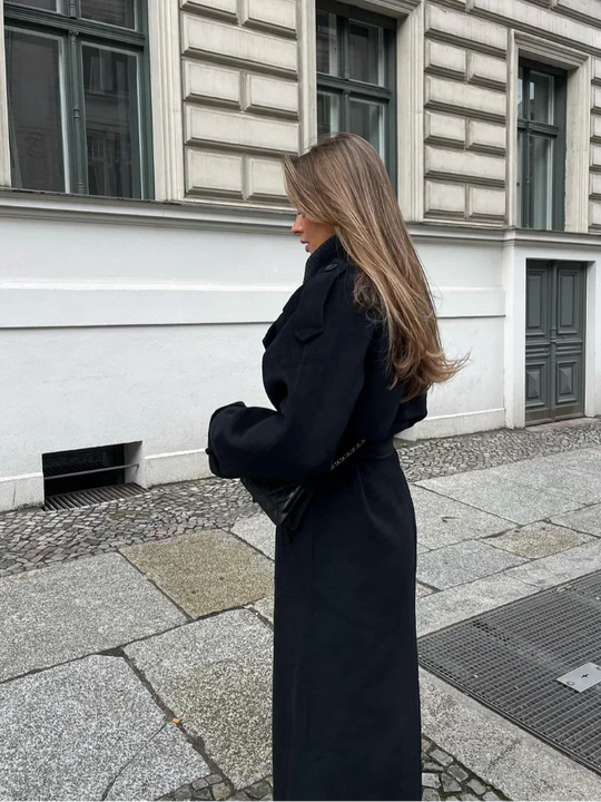 R&B | Übergroßer Wollmantel