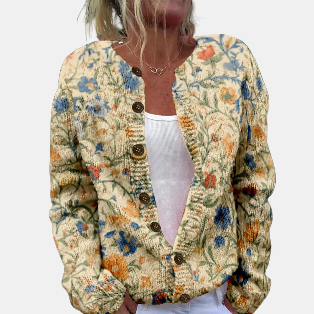 R&B | Schicke Bedruckte Strickjacke