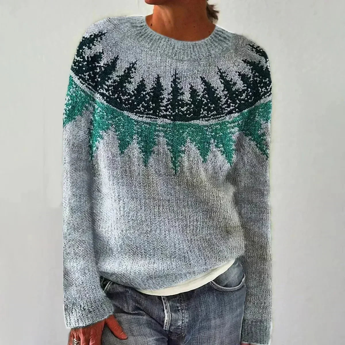 R&B | Clair Strickpulli Herbst Mit Mustern