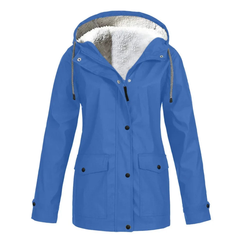 R&B | Wasserdichte Fleece-Hoodie-Jacke