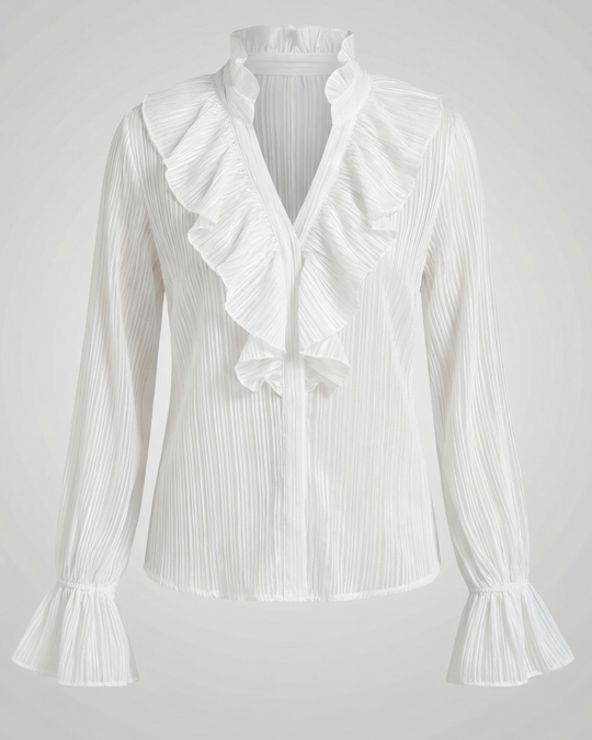 Elegante Gerüschte Bluse Damen | R&B