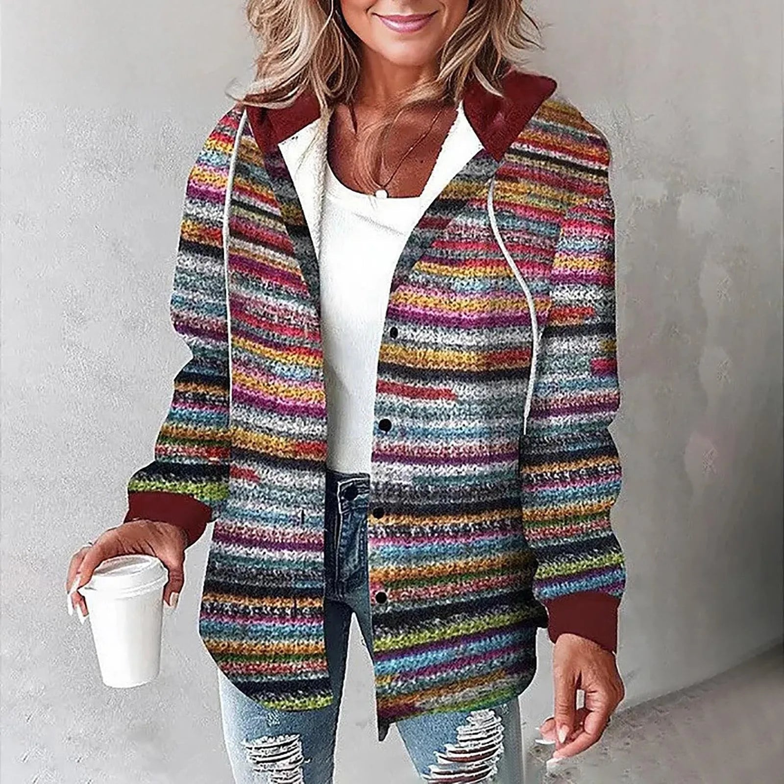 WARME UND MODISCHE JACKE