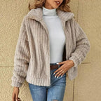 R&B | Gerippte Jacke Schick Moderner Stil Ideal für den Winter