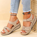 R&B | Bequeme Orthopädische Sandalen mit Keilabsatz