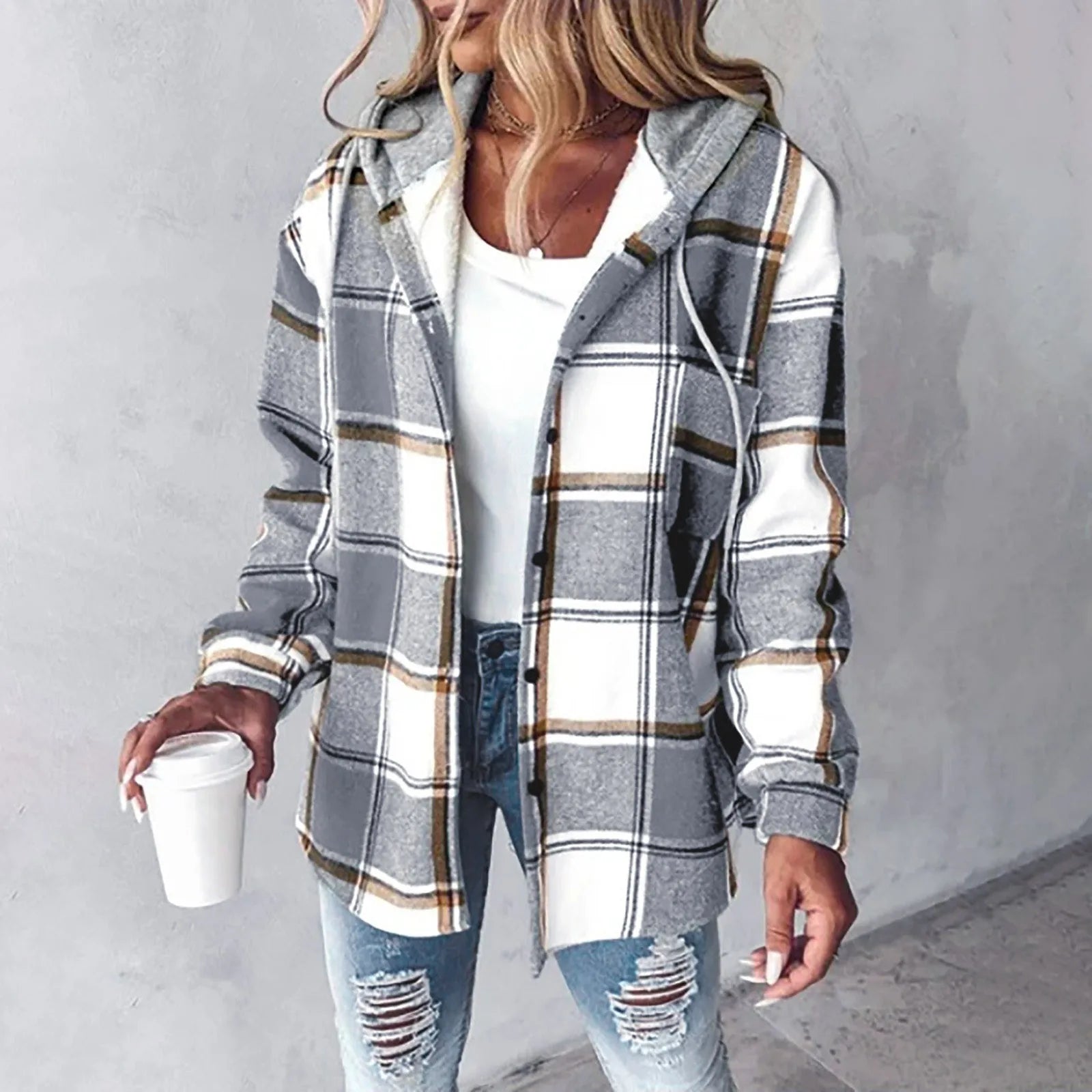 WARME UND MODISCHE JACKE
