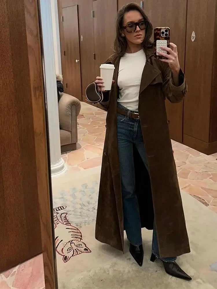 R&B | Faux Suede Winterjacke für Damen