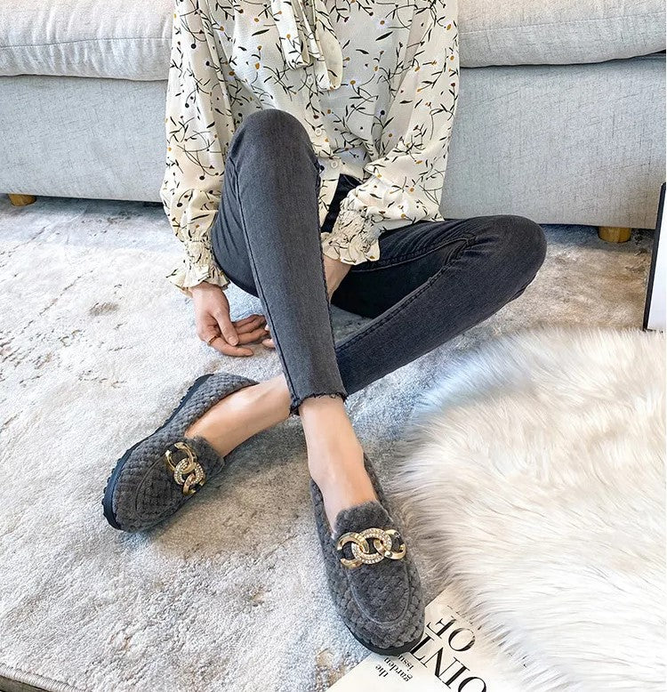 Kristalline Winter Slipper | Warm & Modisch R&B
