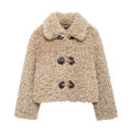 R&B | Teddyjacke für Damen mit Keren Schnallenverschluss