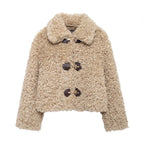 R&B | Teddyjacke für Damen mit Keren Schnallenverschluss