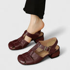 elegante Damensandalen, hochwertiges Leder. R&B R&B