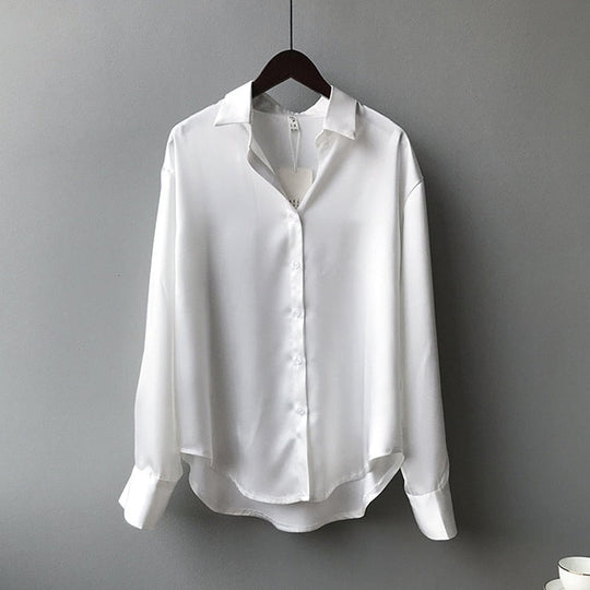 R&B | Damenbekleidung Seidenhemd Vintage Bluse
