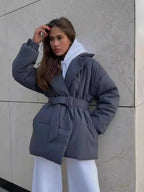 R&B | Pufferjacke mit Gürtel