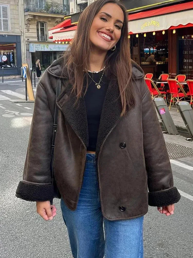 R&B | Stylische Fleece-Jacke für Frauen