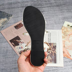 R&B | Sommer Damen Sandalen Frauen Lässige Flache Schuhe Schlicht Stil Mode Nieten Design Gehen und Einkaufen Große Größe
